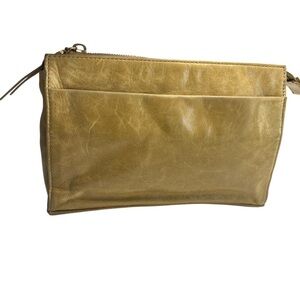 HOBO Gold Women's Clutch leather